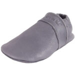 Anna und Paul - Uni Ecopell - Baby Krabbelschuhe - elefant grau