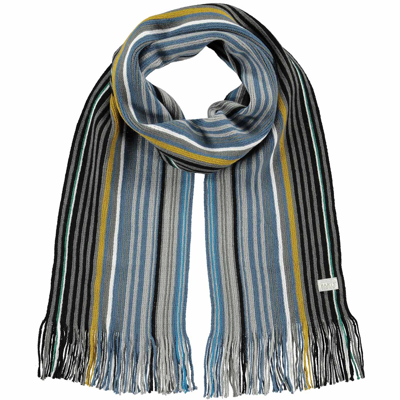 Barts - Beck Scarf - Herrn Schal - mehrfarbig (black)