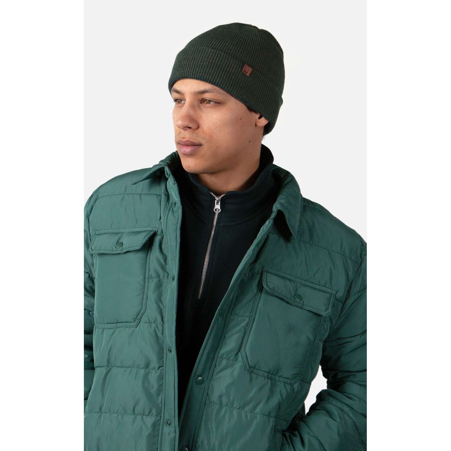 Barts - Coler Beanie - Herren Elastische Mütze - Dunkelgrün (Army) – Bild 2