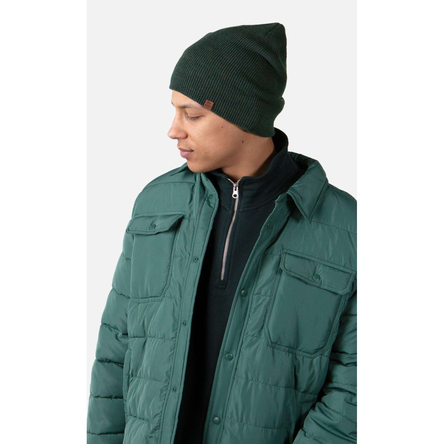 Barts - Coler Beanie - Herren Elastische Mütze - Dunkelgrün (Army) – Bild 3