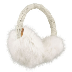 Barts - Fur Earmuffs - Damen Größenverstellbare Ohrenwärmer - Weiß (White)