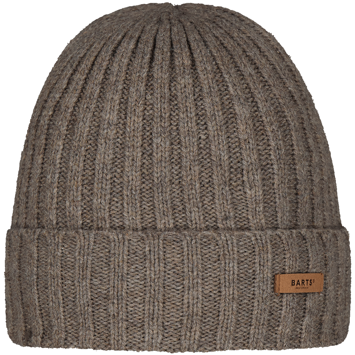 Barts - Haakon Turnup - Herren Wintermütze mit Umschlag - Braun (Heather Brown)