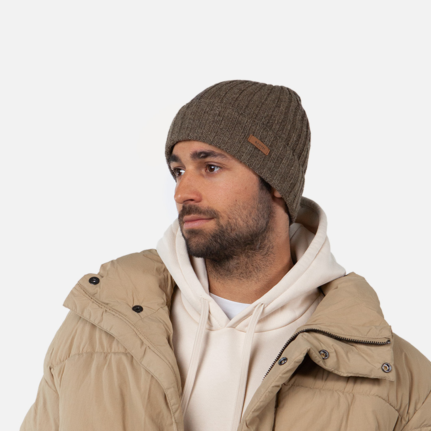 Barts - Haakon Turnup - Herren Wintermütze mit Umschlag - Braun (Heather Brown) – Bild 2