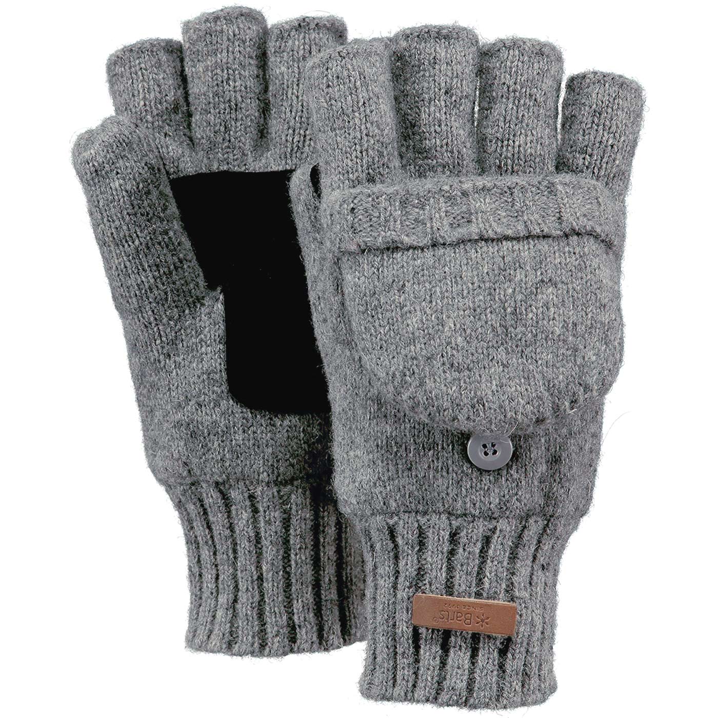 Barts - Haakon Bumgloves - Herren Winter-Fäustlinge - Grau (Heather Grey)