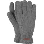 Barts - Haakon Gloves - Herren Wollhandschuhe - Grau (Heather Grey)