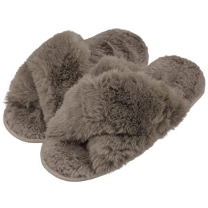 Barts - Lukky Slippers - Damen Kuschel-Pantolette - Braun (Brown)