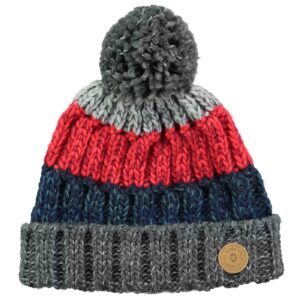 Barts - Wilhelm Beanie Boys - Jungen Wintermütze - Anthrazit/Blau/Rot (Anthracite)