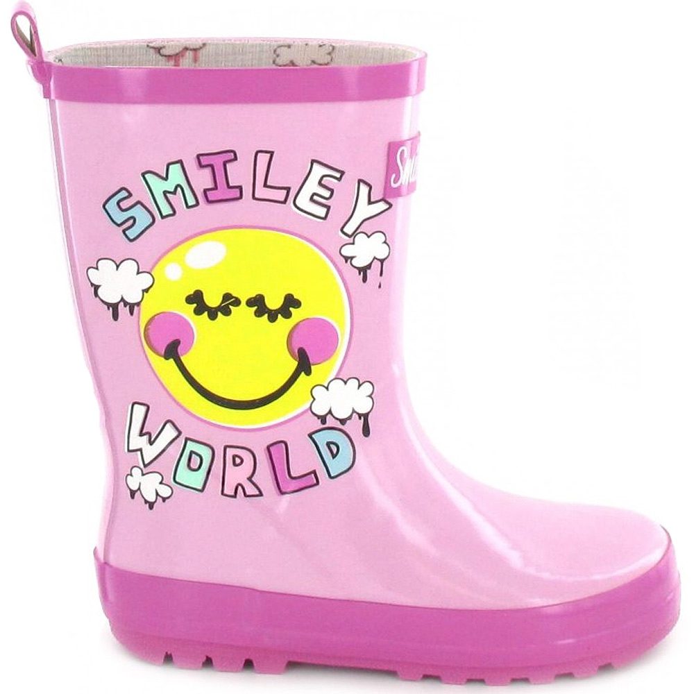 Be Only - Smiley Cloud - Mädchen Gummistiefel - rosa/pink (rose) – Bild 2