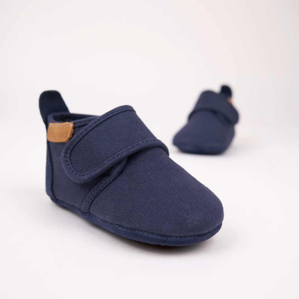 Bisgaard - Baby Cotton - Kleinkinder Hausschuhe aus Baumwolle - Dunkelblau (Blue) – Bild 5