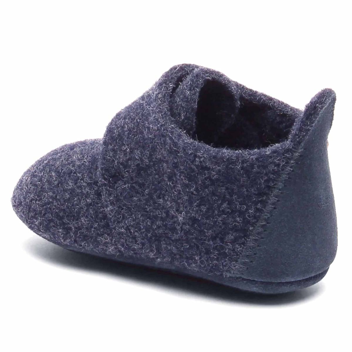 Bisgaard - Baby Wool - Kleinkinder Wollfilz-Hausschuhe - Dunkelblau (Blue) – Bild 2