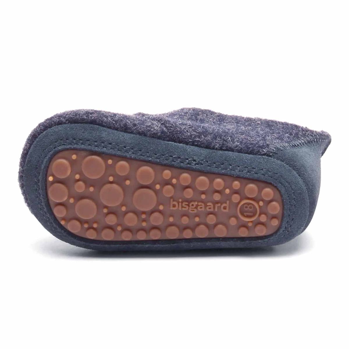 Bisgaard - Baby Wool - Kleinkinder Wollfilz-Hausschuhe - Dunkelblau (Blue) – Bild 4