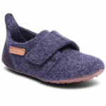 Bisgaard - Casual Wool - Kinder Wollfilz-Hausschuhe - Dunkelblau (Blue)