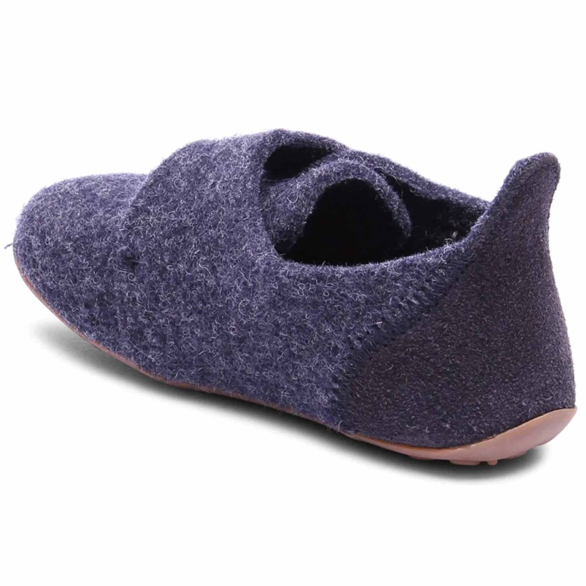 Bisgaard - Casual Wool - Kinder Wollfilz-Hausschuhe - Dunkelblau (Blue) – Bild 2