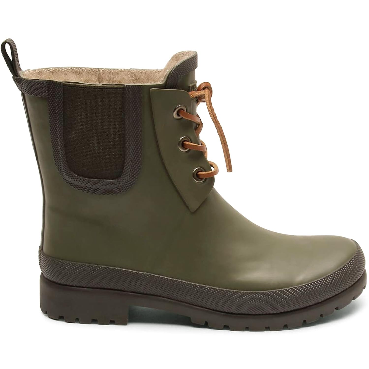 Bisgaard - Rain Wool Rubber Boots - Damen Gummistiefel mit Warmfutter - Grün (Green) – Bild 2
