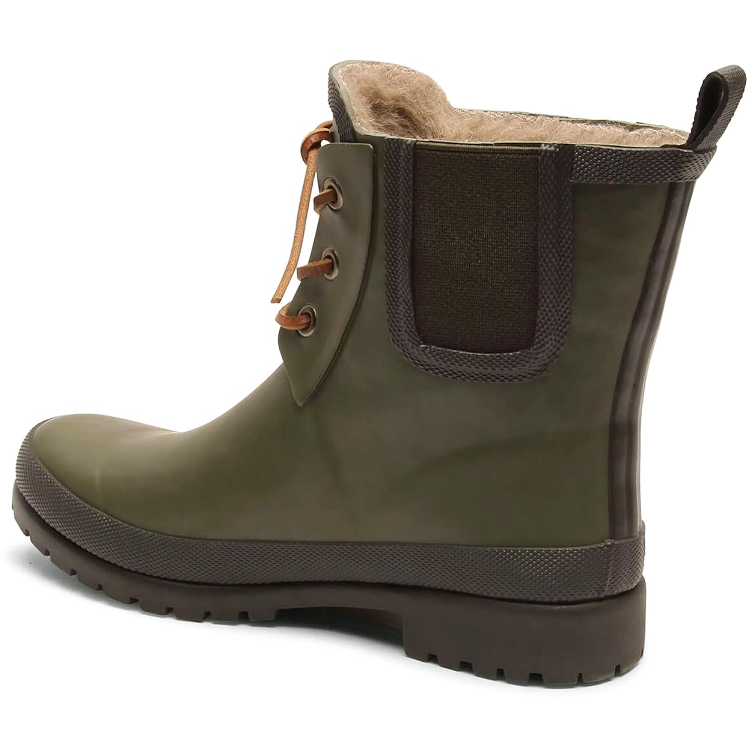 Bisgaard - Rain Wool Rubber Boots - Damen Gummistiefel mit Warmfutter - Grün (Green) – Bild 3