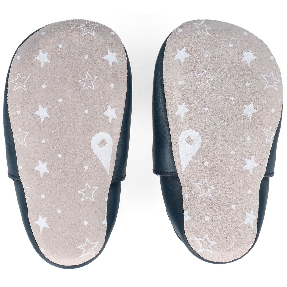 Bobux - Soft Sole Cosmic Rocket - Kleinkinder Krabbelschuhe aus Leder - Dunkelblau (Navy) – Bild 2
