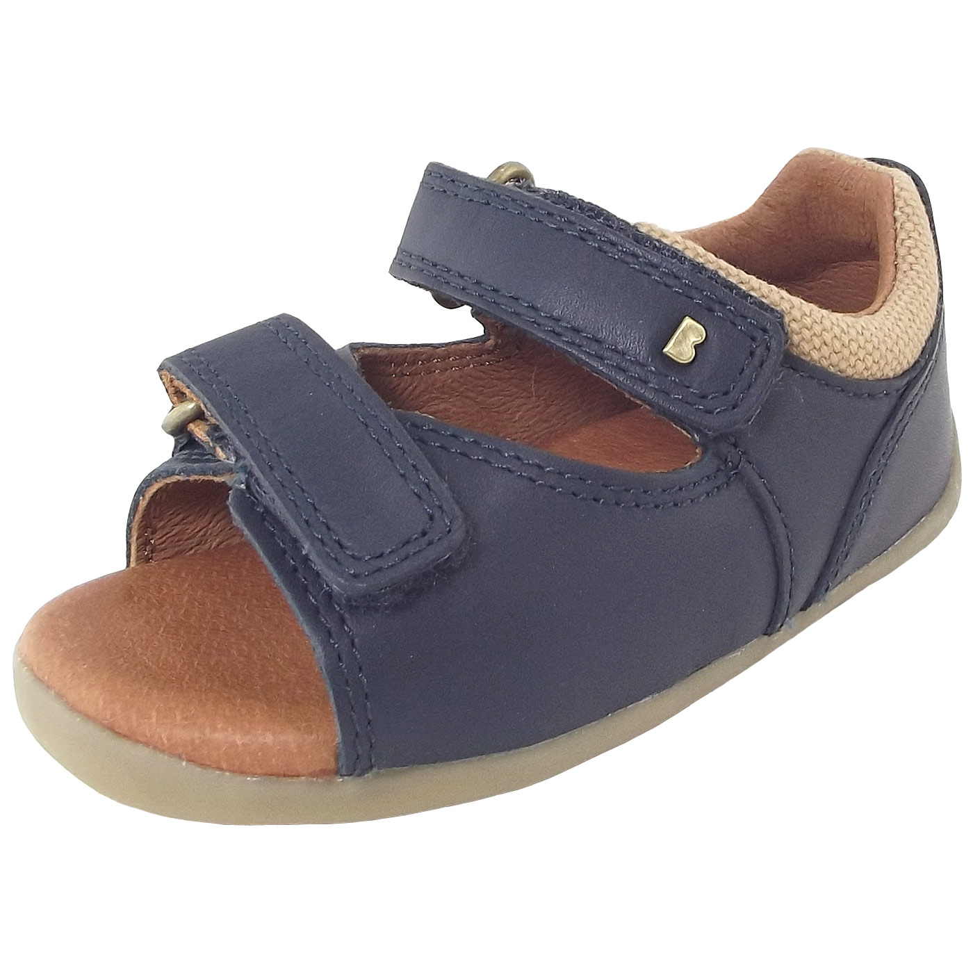 Bobux - Step Up Driftwood - Kleinkinder Lauflern-Sandale - dunkelblau (navy)