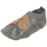 Bobux - Squirrel Eichhörnchen - Baby Krabbelschuhe - grau (grey)