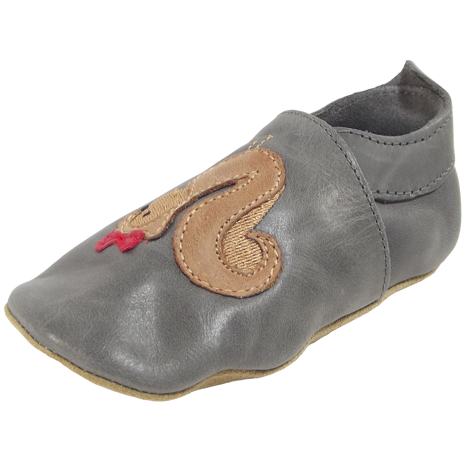 Bobux - Squirrel Eichhörnchen - Baby Krabbelschuhe - grau (grey)