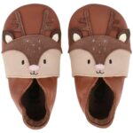 Bobux - Soft Sole Fawna - Kleinkinder Krabbelschuhe aus Leder - Braun/Beige (Mocha)