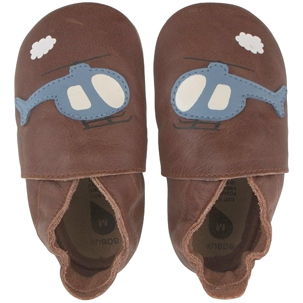 Bobux - Helicopter - Baby Krabbelschuhe - Braun (Toffee) – Bild 2