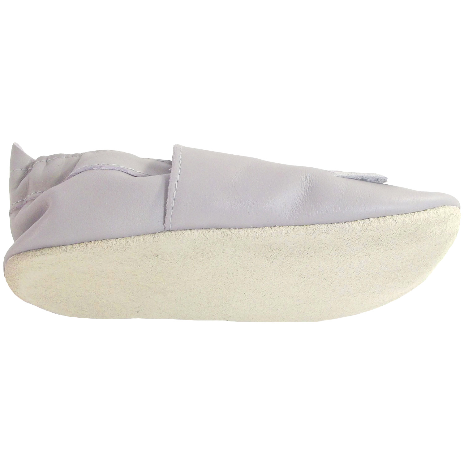 Bobux - Butterflies - Mädchen Leder-Krabbelschuhe - Lilagrau/Schmetterlinge (Lilac) – Bild 2