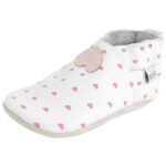 Bobux - Herz Blossom Hearts - Baby Krabbelschuhe - Weiß (White)