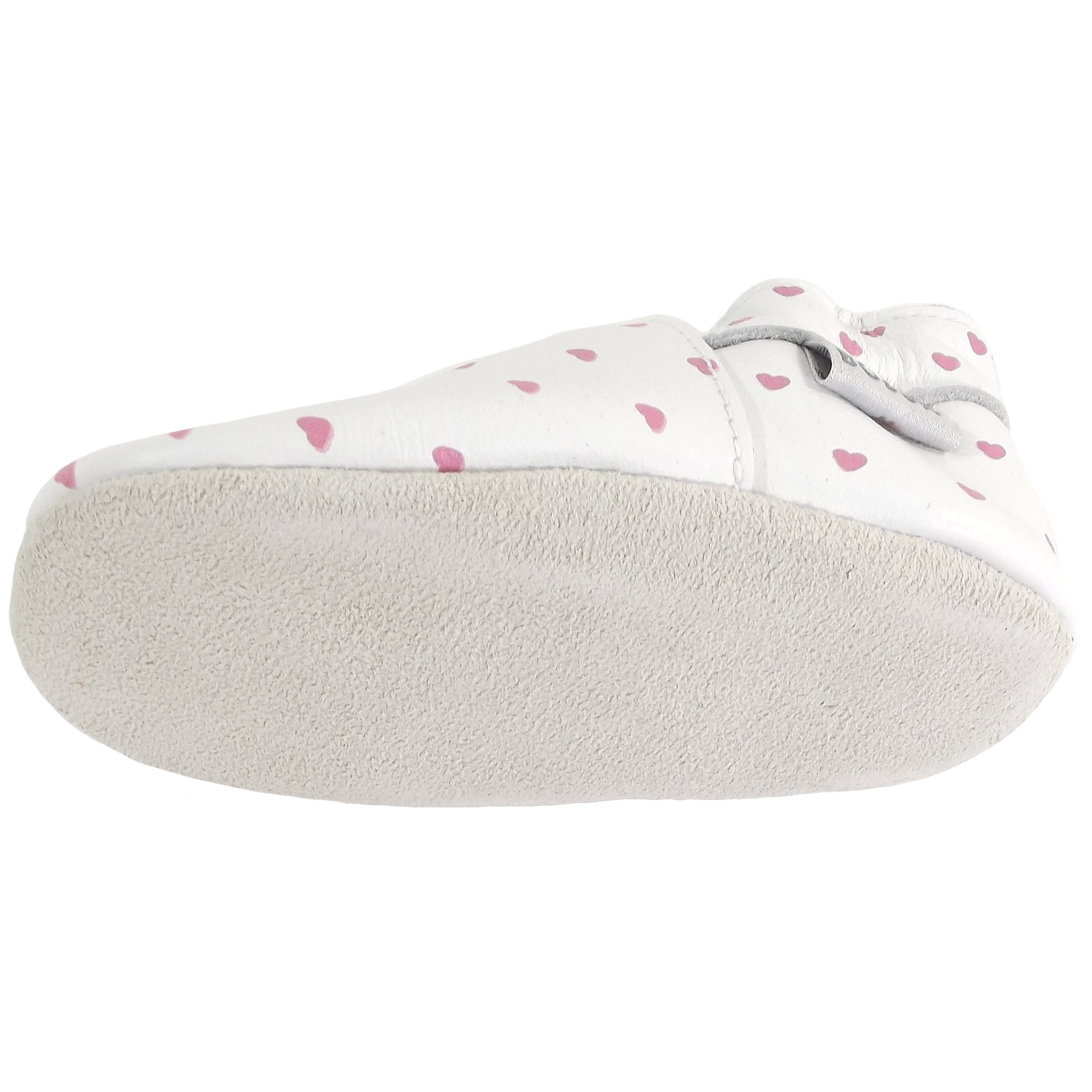 Bobux - Herz Blossom Hearts - Baby Krabbelschuhe - Weiß (White) – Bild 3
