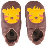 Bobux - Tiger - Baby Krabbelschuhe - Braun (Toffee)