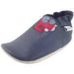 Bobux - Train - Kleinkinder Krabbelschuhe - dunkelblau (navy)