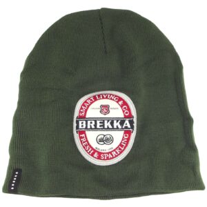 Brekka - Beer Beanie - Herren Mütze - grün (army)