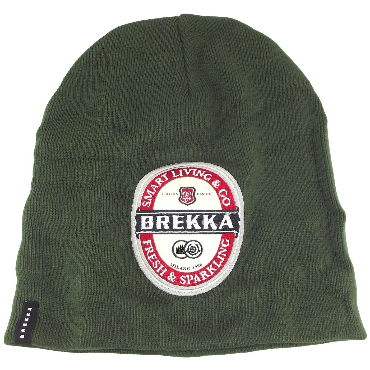 Brekka - Beer Beanie - Herren Mütze - grün (army)