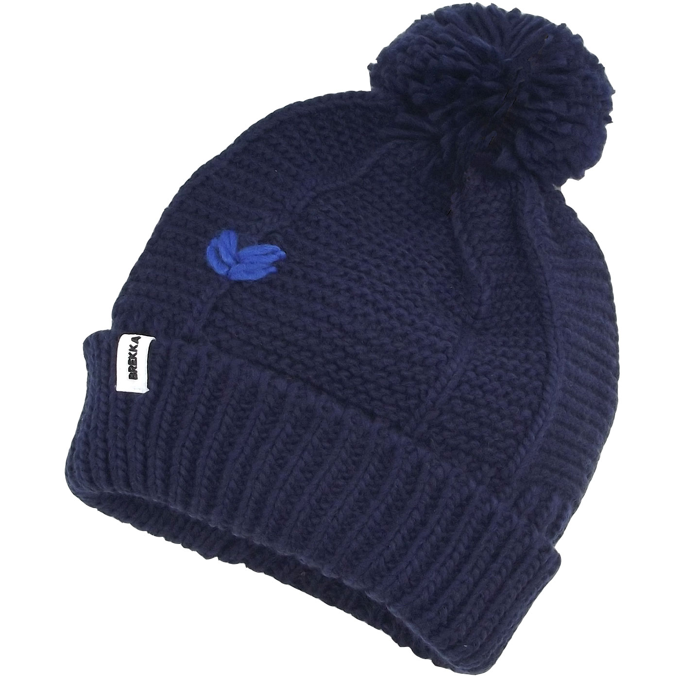 Brekka - Sling Pon - Kinder Wintermütze - navyblau