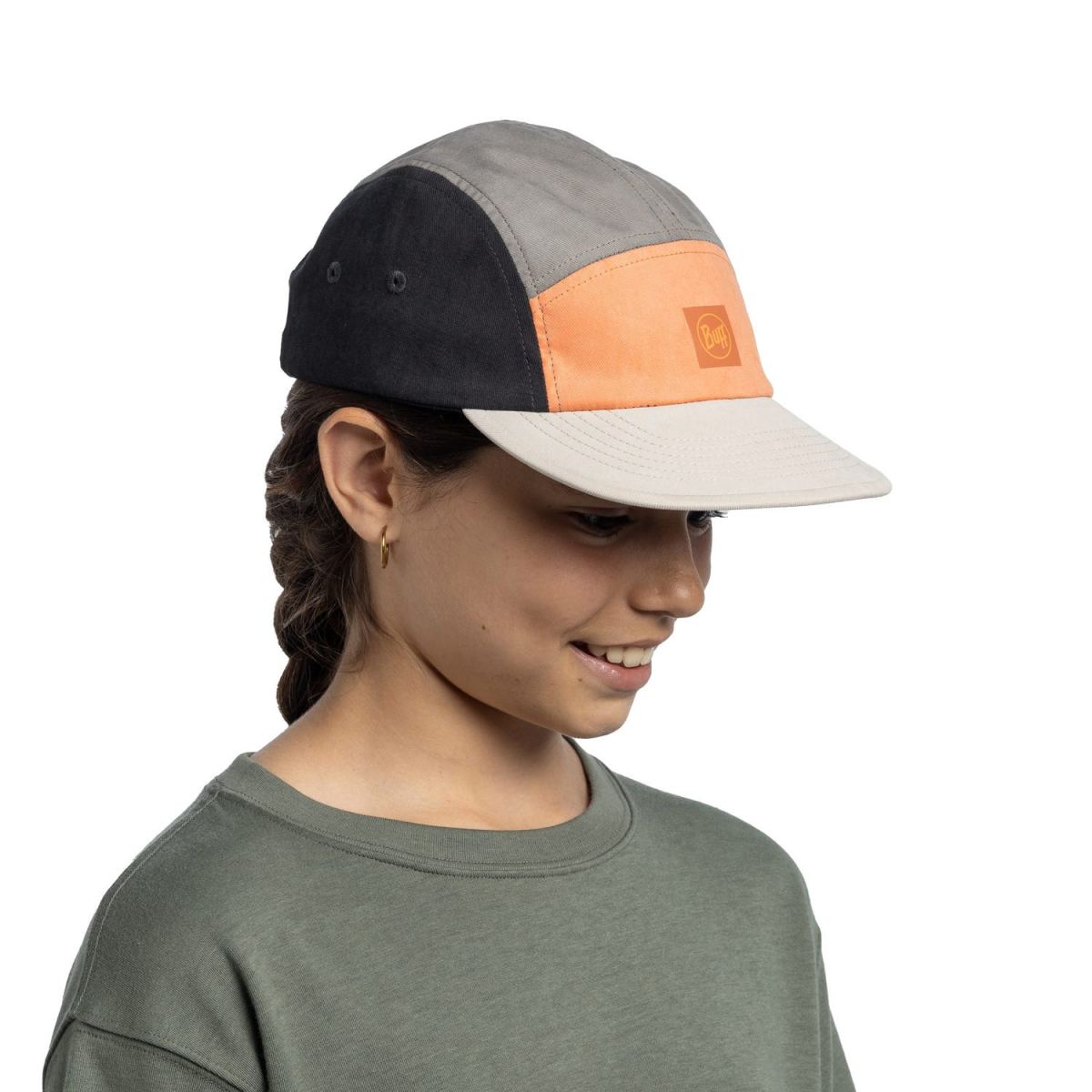 Buff - 5 Panel Go Cap Youth - Kinder Freizeitkappe - Colart Tundra Khaki – Bild 3