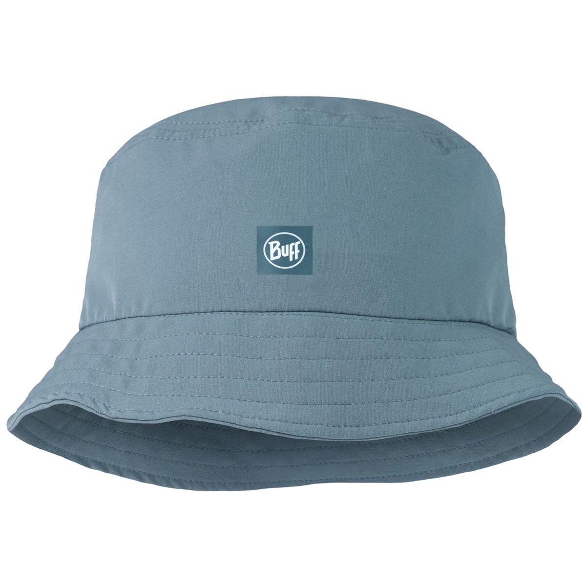 Buff - Adventure Bucket Hat - Herren UV-Schutz Anglerhut - Steinblau (Solid Stone Blue)