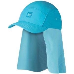 Buff - Desert Cap Kids - Kleinkinder Nackenschutz-Kappe - Azurblau (Solid Azure)