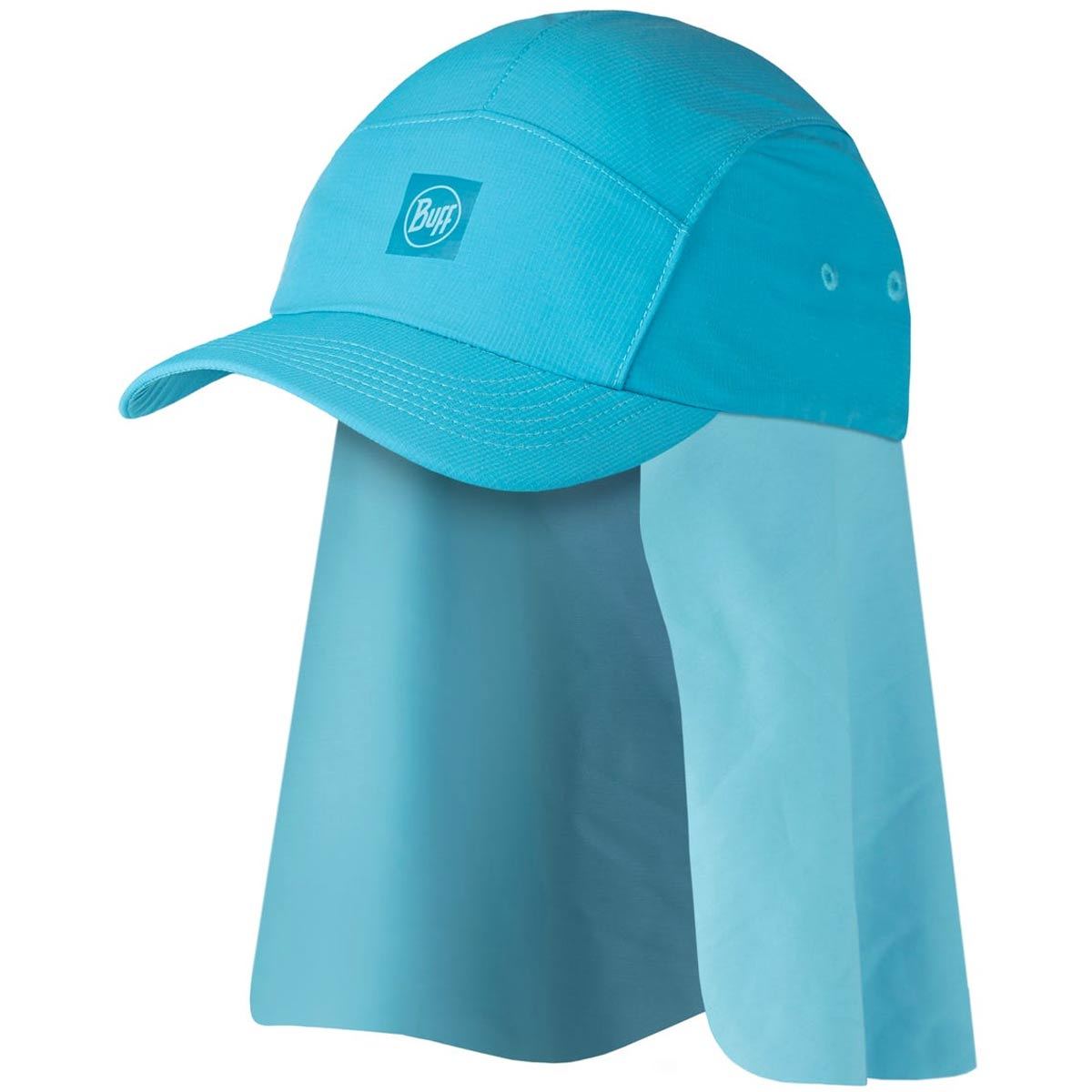 Buff - Desert Cap Kids - Kleinkinder Nackenschutz-Kappe - Azurblau (Solid Azure)