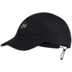 Buff - Pack Speed Cap - Unisex Laufkappe leicht & verstaubar - Schwarz (Solid Black)