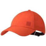 Buff - Summit Cap - Unisex Freizeitkappe im Baseballcap-Stil - Orange (Solid Poppy)