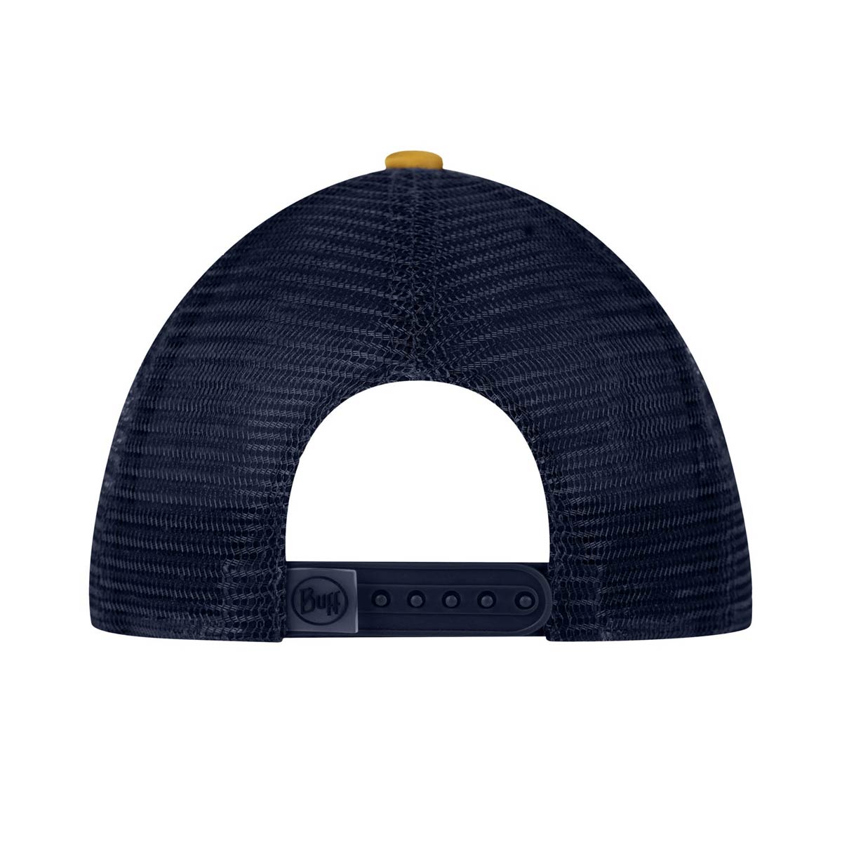 Buff - Trucker Cap - Herren Klassiker-Kappe - Gelb/Braun/Blau (Erlen Camel) – Bild 2