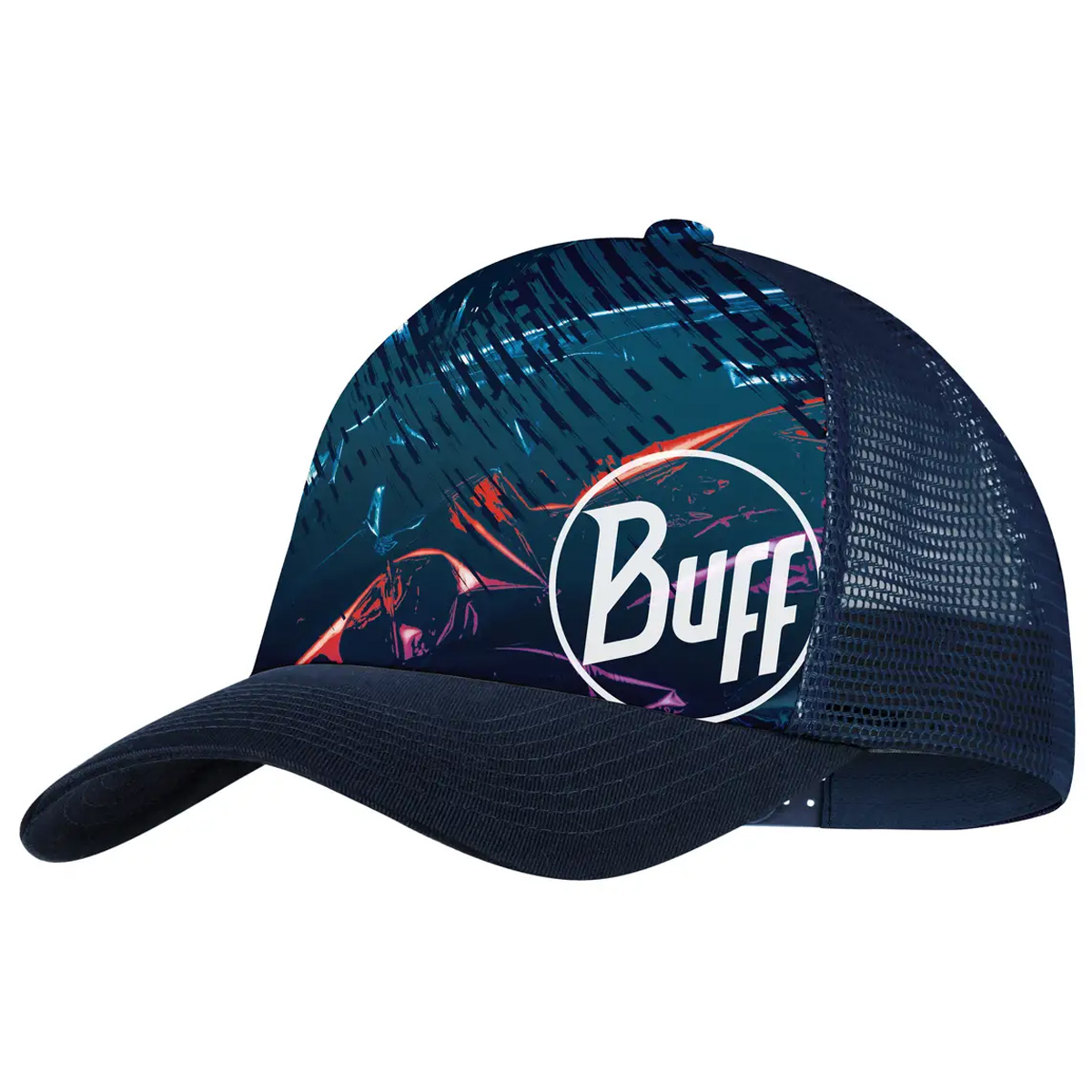 Buff - Trucker Cap - Unisex Klassiker-Kappe - Dunkelblau (Xcross)