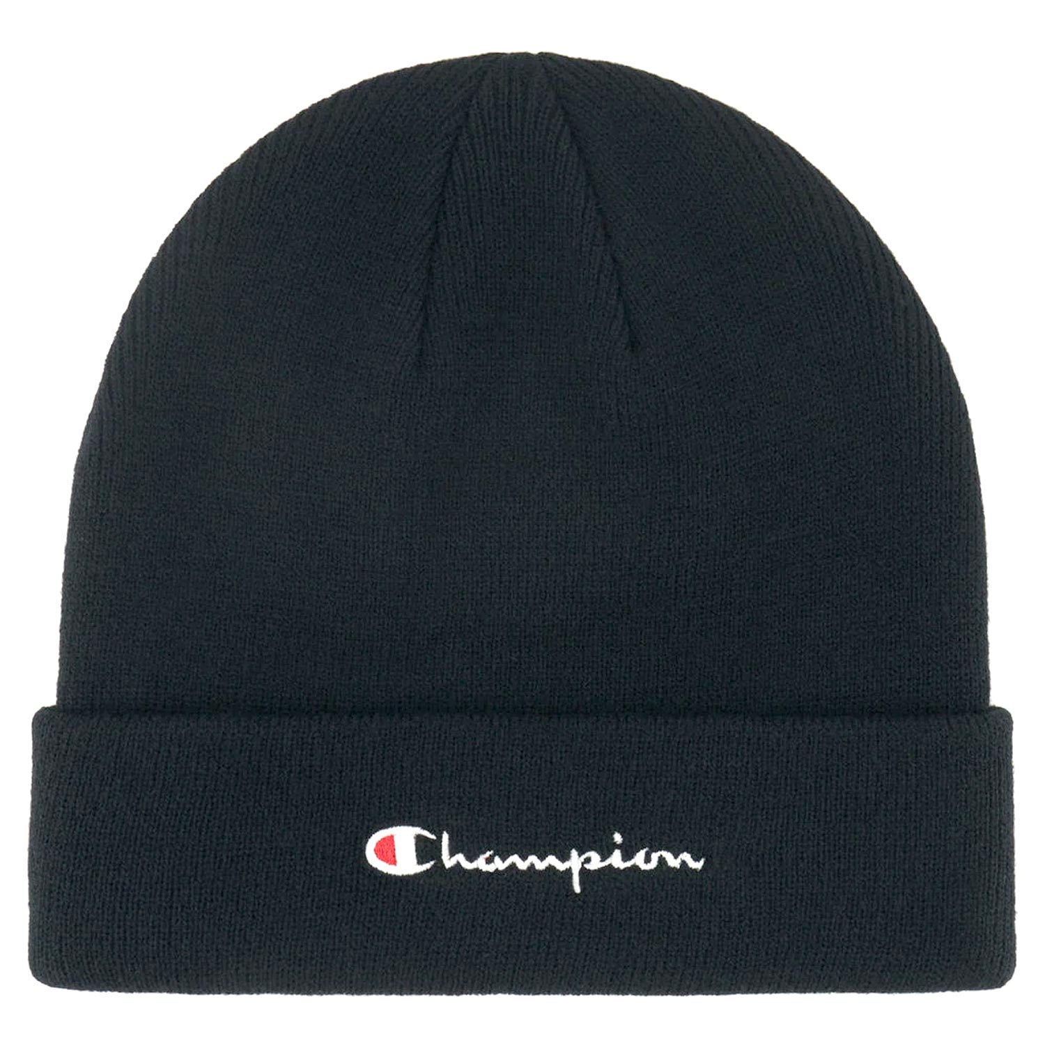Champion - Beanie Cap - Unisex Strick-Mütze mit Logo-Schriftzug - Schwarz (Black/NBK)