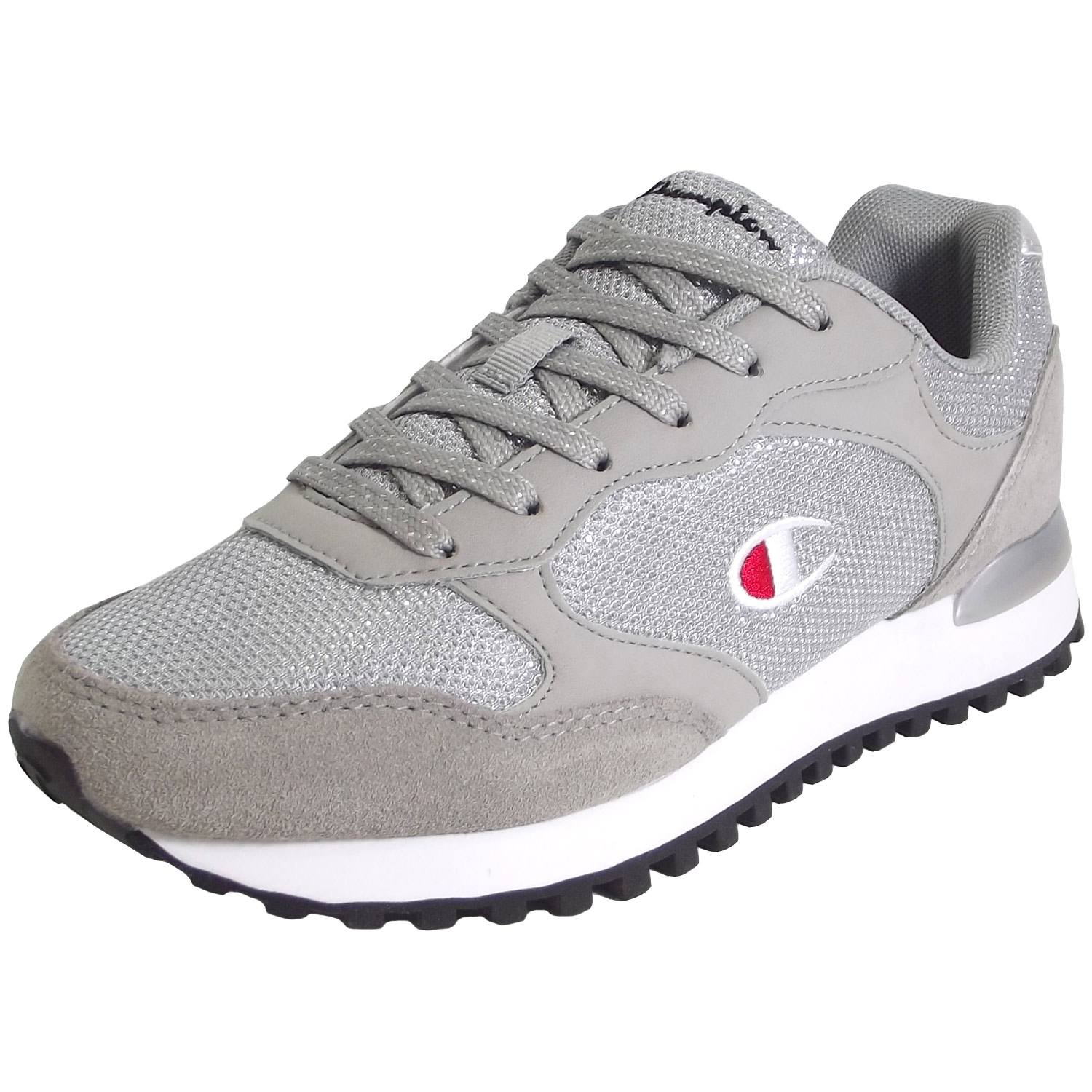 Champion - DSM Femme - Damen Retro-Sneaker - Grau/Metallic (SILM)