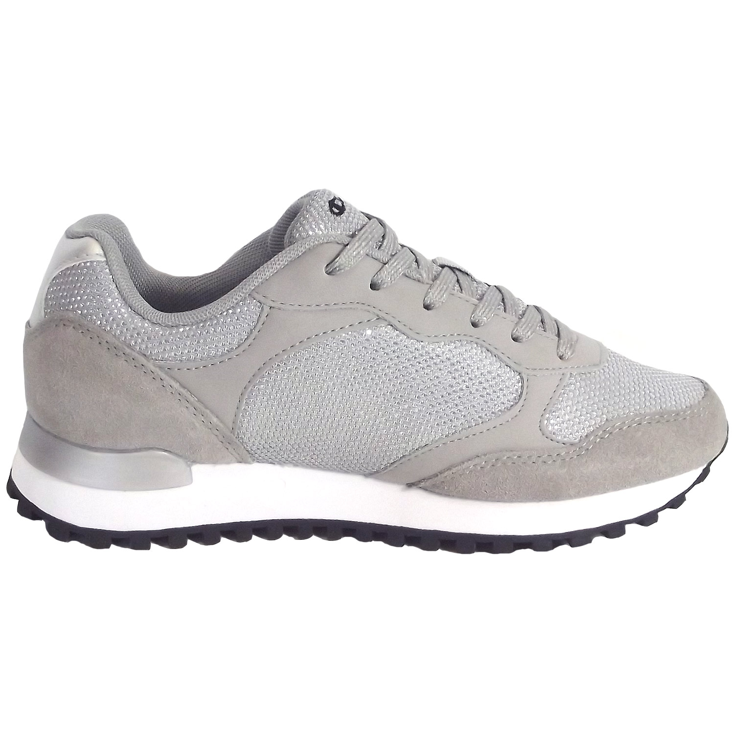 Champion - DSM Femme - Damen Retro-Sneaker - Grau/Metallic (SILM) – Bild 2