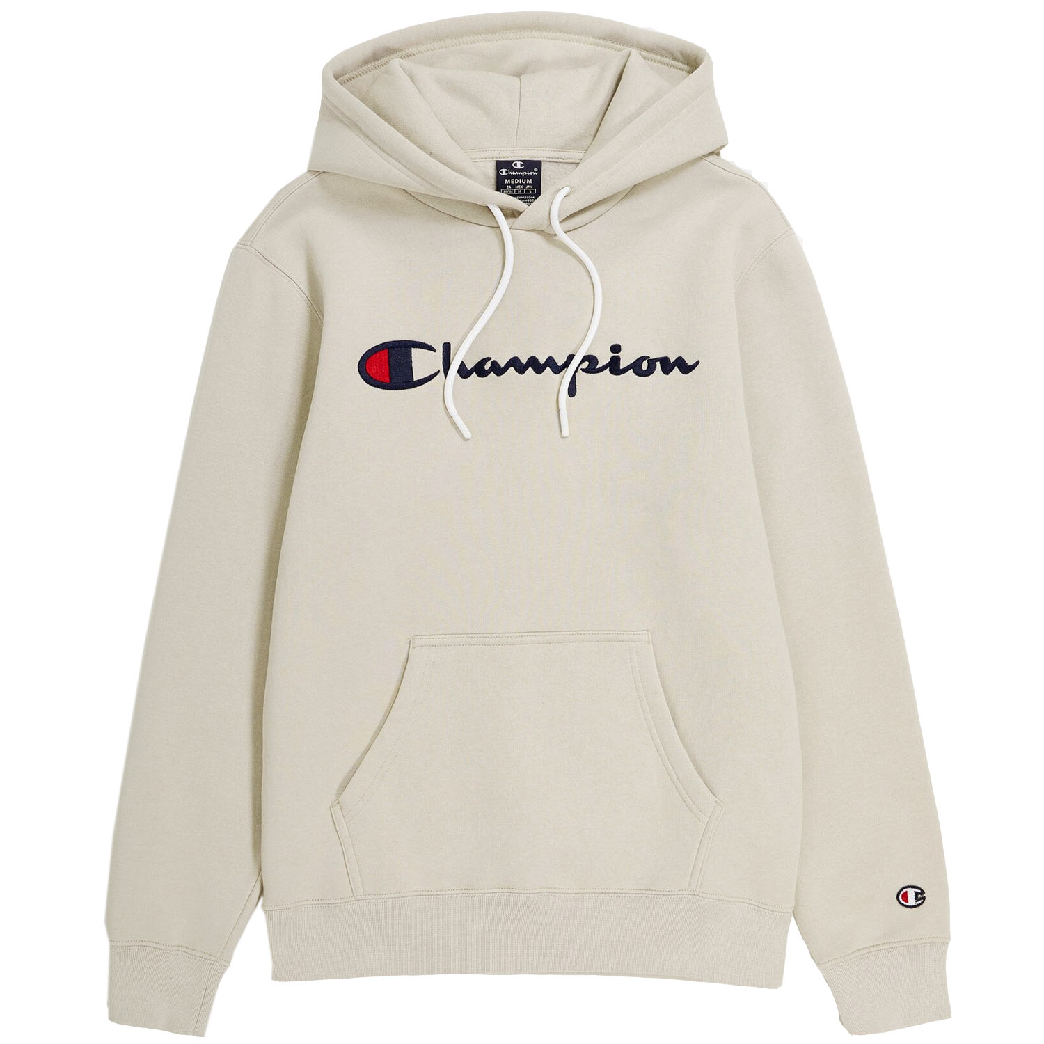 Champion - Hooded Sweatshirt Mn - Herren Hoodie mit Logoschriftzug - Beige (Off-White/SVL)