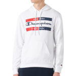 Champion - Hooded Sweatshirt Graphic Mn - Herren Hoodie mit New York Schriftzug - Weiß (White/WHT)