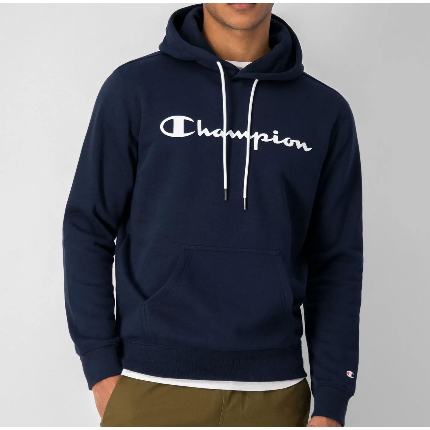 Champion - Hooded Sweatshirt Mn - Herren Kapuzenpullover - Dunkelblau (NNY) – Bild 2