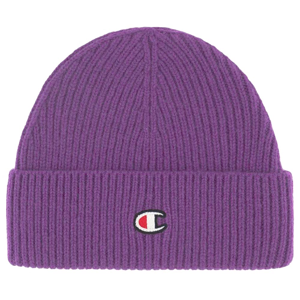 Champion - Beanie Cap Wool - Unisex Mütze aus Wolle und Kaschmir - Violett