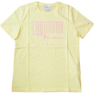 Champion - Crewneck T-Shirt - Damen Baumwolle-Shirt - Banana (BAN)