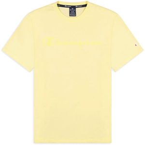 Champion - Crewneck T-Shirt Mn - Herren Shirt - Pastellgelb (BAN)